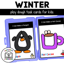 Load image into Gallery viewer, Winter Playdough Task Cards