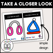Load image into Gallery viewer, Winter Playdough Task Cards