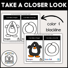 Load image into Gallery viewer, Winter Playdough Task Cards