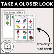 Load image into Gallery viewer, Winter Scavenger Hunt Packet