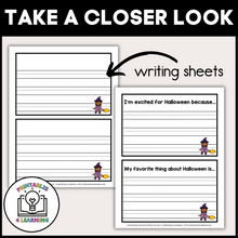 Load image into Gallery viewer, Halloween Witch Cut and Paste Craft with Visual Directions