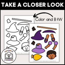 Load image into Gallery viewer, Halloween Witch Cut and Paste Craft with Visual Directions