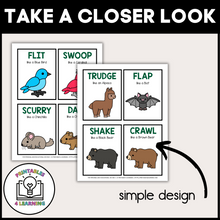 Load image into Gallery viewer, Woodland Animal Movement Cards for Brain Break Activities