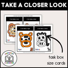 Load image into Gallery viewer, Zoo Animal Playdough Packet