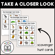 Load image into Gallery viewer, Zoo Scavenger Hunt Packet