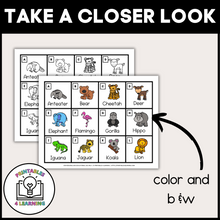 Load image into Gallery viewer, Zoo Animal Write the Room from A to Z