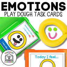 Load image into Gallery viewer, Let's Talk About Emotions Play Dough Mats