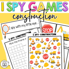 Load image into Gallery viewer, Construction I Spy Packet