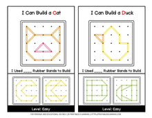 Load image into Gallery viewer, Fine Motor Task Cards: ABC Geoboard Pack - Printables 4 Learning