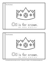 Load image into Gallery viewer, Letter C Emergent Reader Coloring Book