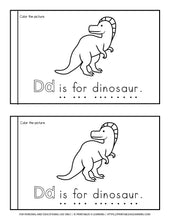 Load image into Gallery viewer, Letter D Emergent Reader Coloring Book
