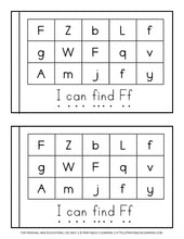 Load image into Gallery viewer, Letter F Emergent Reader Coloring Book
