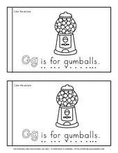 Load image into Gallery viewer, Letter G Emergent Reader Coloring Book