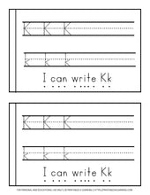 Load image into Gallery viewer, Letter K Emergent Reader Coloring Book