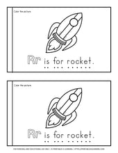 Load image into Gallery viewer, Letter R Emergent Reader Coloring Book