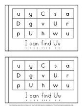 Load image into Gallery viewer, Letter U Emergent Reader Coloring Book