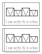 Load image into Gallery viewer, Letter V Emergent Reader Coloring Book