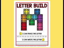 Load and play video in Gallery viewer, ABC Building Block Worksheets and Flash Cards