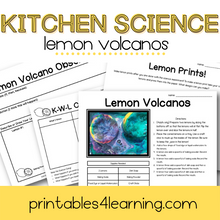 Load image into Gallery viewer, Lemon Volcano Science Experiment: What Makes the Biggest Eruption?
