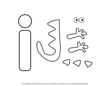 Load image into Gallery viewer, Lower Case Alphabet Craft Book