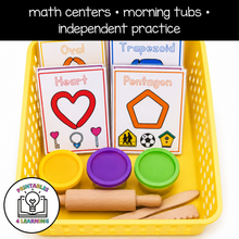 Load image into Gallery viewer, 2D Shapes Play Dough Task Cards
