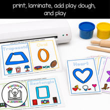 Load image into Gallery viewer, 2D Shapes Play Dough Task Cards

