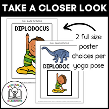Load image into Gallery viewer, Yoga Cards for Kids: Dinosaur Poses
