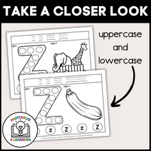 Load image into Gallery viewer, Alphabet Letters A to Z Dot Marker Printables
