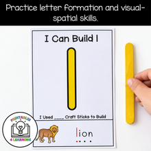 Load image into Gallery viewer, Alphabet Craft Stick Task Cards
