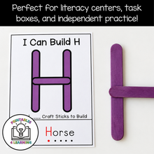 Load image into Gallery viewer, Alphabet Craft Stick Task Cards
