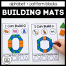 Alphabet Pattern Block Worksheets