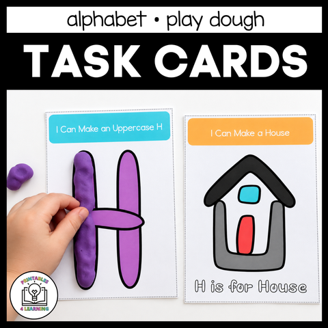 ABC Play Dough Task Cards