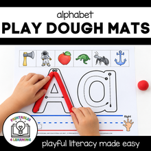 Load image into Gallery viewer, Alphabet Play Dough Mats
