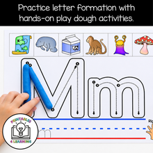 Load image into Gallery viewer, Alphabet Play Dough Mats
