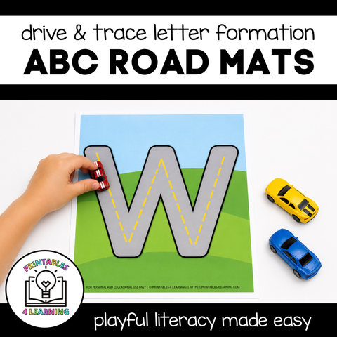 Alphabet Letter Formation Roads
