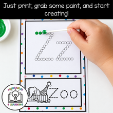 Load image into Gallery viewer, Alphabet Q-Tip Painting Task Cards
