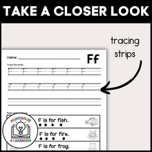 Load image into Gallery viewer, Alphabet Trace and Read Worksheets
