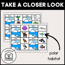 Load image into Gallery viewer, Animal Habitat Clip Cards
