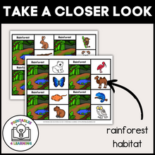 Load image into Gallery viewer, Animal Habitat Clip Cards
