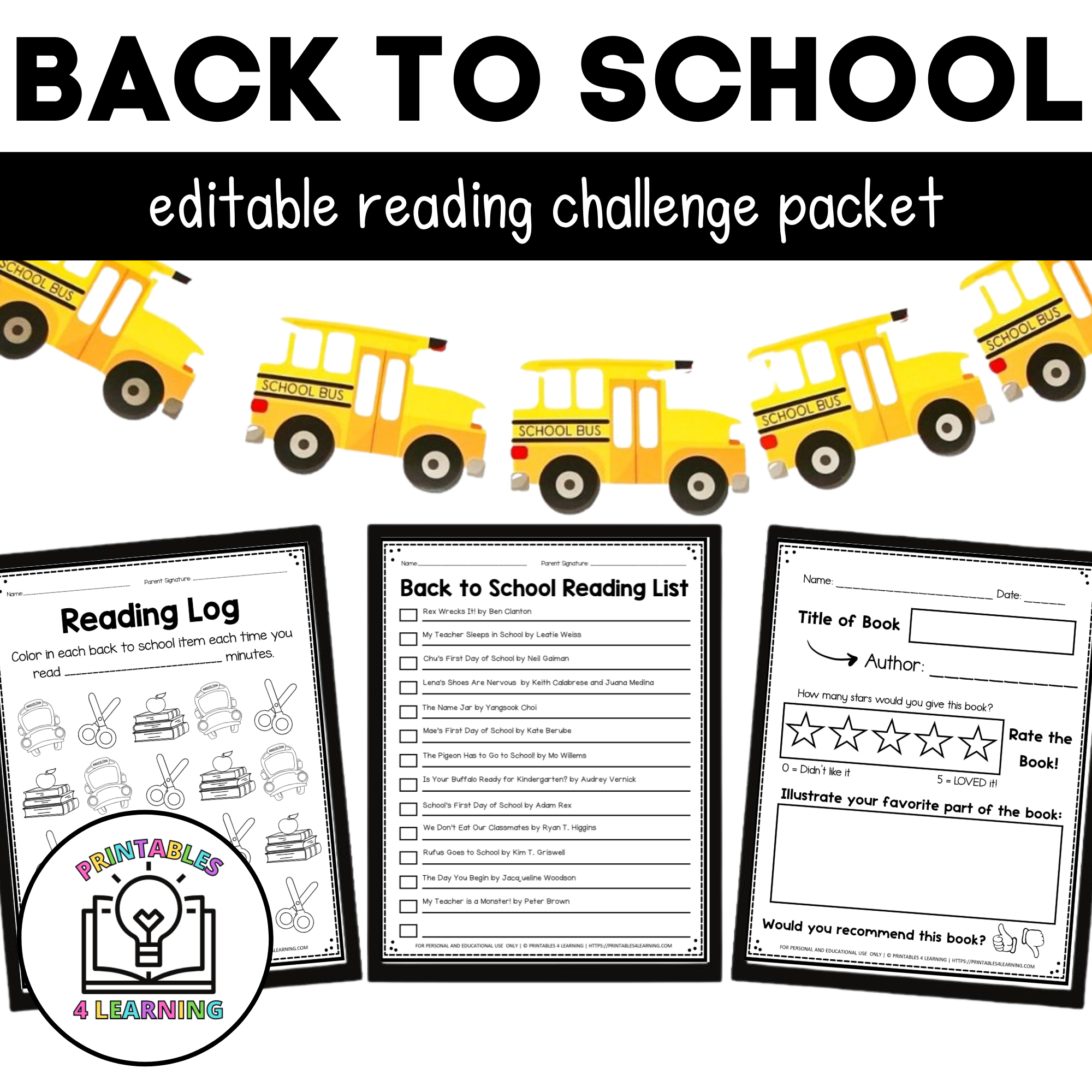 editable-reading-log-back-to-school-books-for-kids-with-parent-handout
