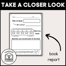 Load image into Gallery viewer, Editable Reading Log: Back to School Books for Kids with Parent Handout
