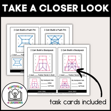 Load image into Gallery viewer, Back to School Geoboards | Task Cards and Full Mat Geoboard Activities
