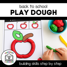 Load image into Gallery viewer, Back to School Play Dough Mats with Procedural Images
