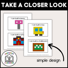 Load image into Gallery viewer, Back to School Snap Cube Task Box
