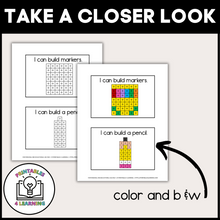 Load image into Gallery viewer, Back to School Snap Cube Task Box
