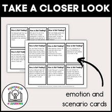 Load image into Gallery viewer, Bat Emotions Playdough Mats - Halloween SEL Activity &amp; Emotion Playdough Mats
