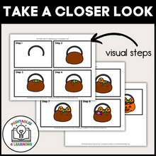 Load image into Gallery viewer, Halloween Candy Cut and Paste Craft with Visual Directions
