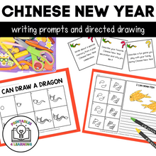 Load image into Gallery viewer, Chinese New Year Writing and Drawing Prompts for Kids
