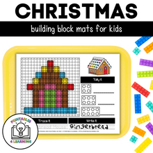 Load image into Gallery viewer, Christmas Building Brick Mats
