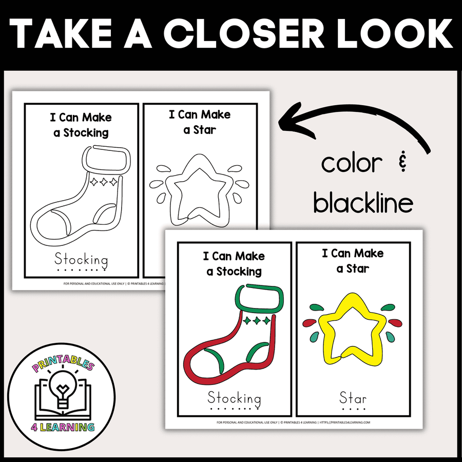 Christmas Playdough Task Cards